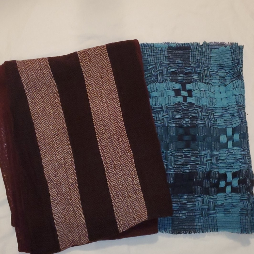 Blue and Purple Infinity scarf